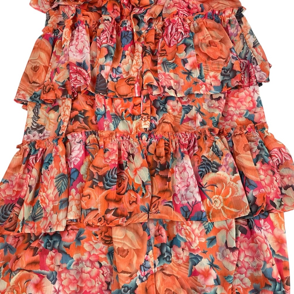 Trust Me It’s Gorgeous Multi Floral Maxi Dress by L’Atiste - Picture 8 of 14